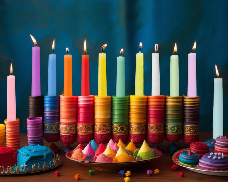 Yiflyer 10 Inch Colored Taper Candles for Religious and Spiritual Settings  12 Pack Unscented Candlesticks for Holiday  Seasonal Celebration and Home Decoration - Image 2